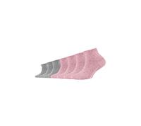 Camano Kurzsocken Kinder 7er Pack Baumwolle ohne Gummidruck Pink 39/42