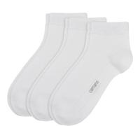 Camano Kurzsocken, Uni, Logo, Fr Damen, 0001 WHITE, 43/46, Wei, 43-46 wei 45