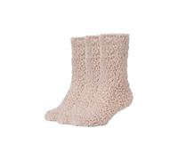 Camano kuschelsocken warm weich recyceltes polyester sanfte zehennaht komfort damen socken cozy fuzzy wärmend weichweich weichkomfort 3er pack thermosocken freizeit indoor lounge wintersocken