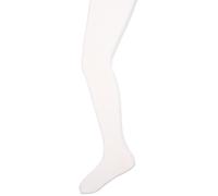 Camano Mädchen 3119 Strumpfhose, Weiß (White 1), 110 (Herstellergröße: 110/116), 1 Paar