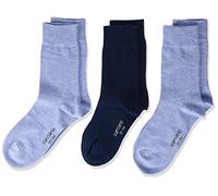 Camano Mädchen 3701 Socken, Blau (Ice Blue Melange 5240), 35-38 (3er Pack)