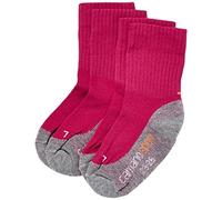 Camano Mädchen 3721 Sportsocken, 2er Pack, Rosa (fuchsia 42), Gr. 31-34