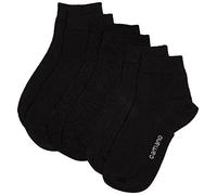 Camano Mädchen 3723 Füßlinge, 3er Pack, Schwarz (Black 5), 31-34