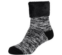 camano Mouline Cosy Crew Socken Damen 9999 - black 35-38