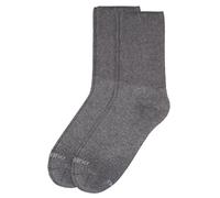 Camano Socken Diabetiker Crew Funktionssocken 0008 – 2er Pack Anthrazit 39-42