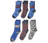 Camano Online Children ca-soft organic cotton Socks 6er Pack, Größe 39/42, navy peony