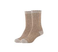 Camano Online Women cosy soft cashmere Socks 2er Pack, Größe 35/38, nature