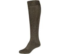 camano Silky Touch Lurex Kniestrümpfe Damen 0899 - black gold 39-42