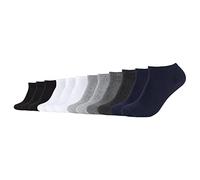 Camano Sneaker Socken Herren Damen 39-42 43-46 47-49 CA-Soft Organic Cotton 12er Pack ohne Gummibund Schwarz Grau Blau Weiß, Größe:39-42, Farbe:Anthracite Mix (9803)