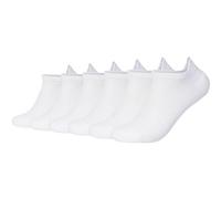 Sneakersocken CAMANO "Sneakersocken 6er Pack", Herren, Gr. 35-38, weiß (weiß weiß), 80% Baumwolle, 18% Polyamid, 2% Elasthan, uni, Socken Sneakersocken (20518401-35) weiß weiß