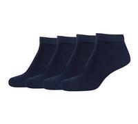 Sneakersocken CAMANO, Damen, Gr. 35-38, blau (navy), Viskose, Polyamid, Elasthan, unifarben, normal, Socken, mit druckfreinem Bündchen (64943034-35) navy