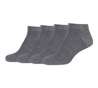 Sneakersocken CAMANO, Damen, Gr. 39-42, grau (dunkelgrau melange), Viskose, Polyamid, Elasthan, unifarben, normal, Socken, mit druckfreinem Bündchen (72927560-39) dunkelgrau melange