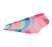Sneakersocken CAMANO "Sneakersocken Mesh Ventilation 10er Pack", Mädchen, Gr. 27-30, pink (prism pink), 70% Baumwolle, 28% Polyester, 2% Elasthan, Colorblocking, Socken Sneakersocken (11066531-27) pri