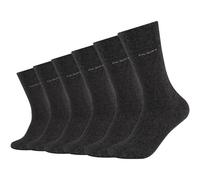 Camano Unisex Socken 6er Pack 47/49 anthracite melange