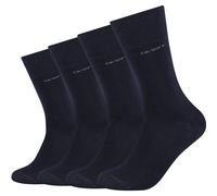 4er Pack camano Soft Bamboo Crew Socken 5999 - navy 43-46