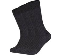 CAMANO Socken comfort fine rib (1104032) 43/46 Schwarz