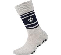 camano Soft Bio-Baumwoll Half Terry Antirutsch Crew Socken Kinder 9200 - fog melange 23-26