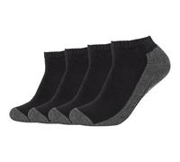4er Pack camano Pro Tex Funktions-Sneakersocken 0005 - black 43-46