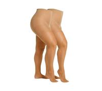 Camano Strumpfhose Damenstrumpfhose Feinstrumpfhose 2er Set 2er-Pack, 20 den transparent durchsichtig, angenehm bequem komfortabel, Flachnaht Komfort, casual feminin klassisch