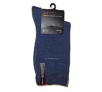 Camano Unisex 2er Pack einfarbige Baumwoll-Socken mit verstärkter Ferse und Spitze Damen & Herren Strümpfe