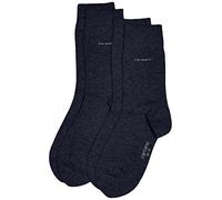 Camano Unisex 2er Pack einfarbige Socken mit verstärkten Zehen und Fersen Damen & Herren Strümpfe, Gr. 47/50 (Herstellergröße: 47/49), Blau (jeans 6)