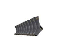 Camano Unisex Crew Online Work Socks 9p, dark grey melange, 39-42 EU