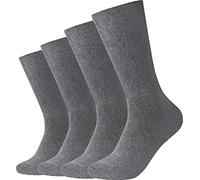 Camano Unisex Diabetikersocken 4er Pack 39/42 anthracite