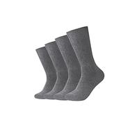 Camano Unisex Diabetikersocken 4er Pack 35/38 anthracite