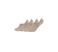 Füßlinge CAMANO "Füßlinge für Damen und Herren No Show Socken angenehm" Gr. 35/38, beige (sand melange) Damen Socken (95110334-35) sand melange