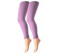 Camano Unisex Kinder Online Children Fine Sustainable Leggings 40den 4er Pack Socken, Mauve, 122 EU