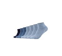 Camano Kurzsocken 7er Pack - Unisex - blau