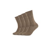 Camano Unisex Online ca-Soft 4er Pack Socken, Camel, 43/46