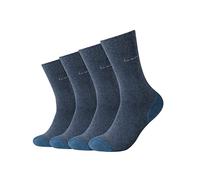 Camano Unisex Online ca-Soft Walk 4er Pack Socken, Jeans Melange, 43/46