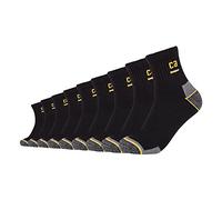 Camano Unisex Online Work Quarter 9er Pack Socken, Black, 47/49