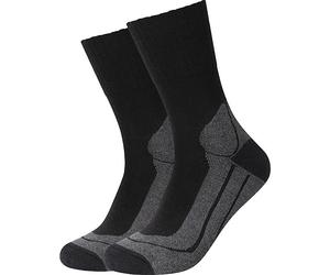 Camano Unisex-Outdoor-Socken 2 Paar 39 - 42 schwarz