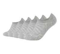 Camano Unisex-Sneaker-Socken 5 Paar 35 - 38 hellgrau