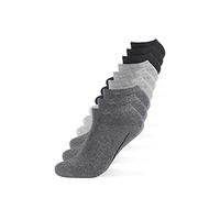 Camano Unisex-Sneaker-Socken 9 Paar grau/anthrazit Größe 43-46