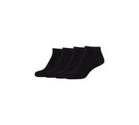 Sneakersocken CAMANO "Sneakersocken 4er Pack" Gr. 35/38, schwarz (black) Damen Socken (57124520-35) black