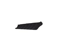 Camano Unisex Sneakersocken Unisex für Damen und Herren Atmungsaktiv bequem elastisch hoher Baumwollanteil weicher Bund 7er Pack 47/49 black