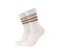 Camano Unisex Socken 2er Pack 43/46 offwhite