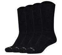 Camano Unisex Socken, 4er Pack - Organic Diabetic Socks, Diabetiker-Socken, einfarbig 43-46 Schwarz