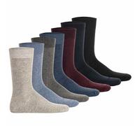 Camano Unisex Socken, 7er Pack - Comfort Socks in Box, Geschenkbox, einfarbig 43-46 Mehrfarbig