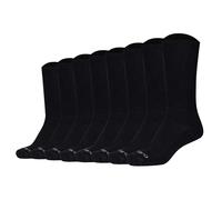 Camano Unisex Socken, 8er Pack - Organic Diabetic Socks, Diabetiker-Socken, einfarbig 43-46 Schwarz