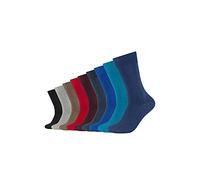 Camano Socken Comfort – Unisex 9er Pack, Größe 35/38, Jeans Mix