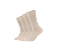 Langsocken CAMANO, Damen, Gr. 35-38, beige (nature melange), Polyamid, Elasthan, Viskose, unifarben, normal, Socken, Verstärkte Ferse und Spize (23393237-35) nature melange
