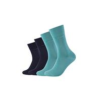 Socken CAMANO "Socken für Damen und Herren Businesssocken Komfortbund Bequem" Gr. 43/46, blau (navy melange) Damen Socken (53990104-43) navy melange