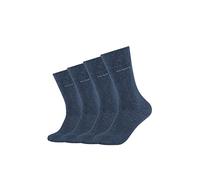 Socken CAMANO "ca-soft", Damen, Gr. 43-46, braun (dunkelbraun, meliert), Baumwollmischung, meliert, normal, Socken Socken, mit verstärktem Fersen- und Zehenbereich (15742841-43) dunkelbraun, meliert