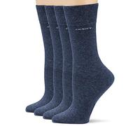 Camano Unisex Socken für Damen und Herren Businesssocken Komfortbund Bequem Langlebig Baumwolle Soft mit verstärktem Fersen- und Zehenbereich 4er Pack 43/46 jeans