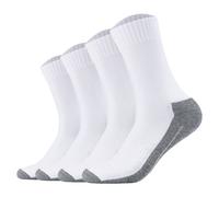 Camano Unisex Socken - Pro Tex Function, einfarbig, 4er Pack Weiß 39-42