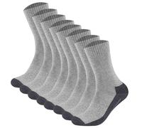 Camano Unisex Socken - Pro Tex Function, einfarbig, 8er Pack Grau 43-46